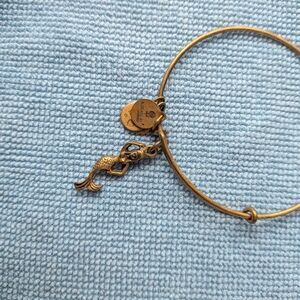 Alex and Ani Gold Mermaid Charm Bracelet